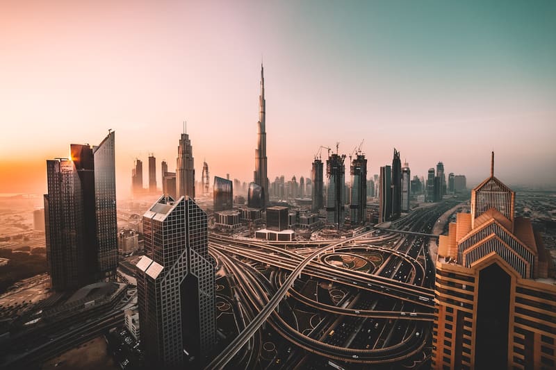 UAE city skyline